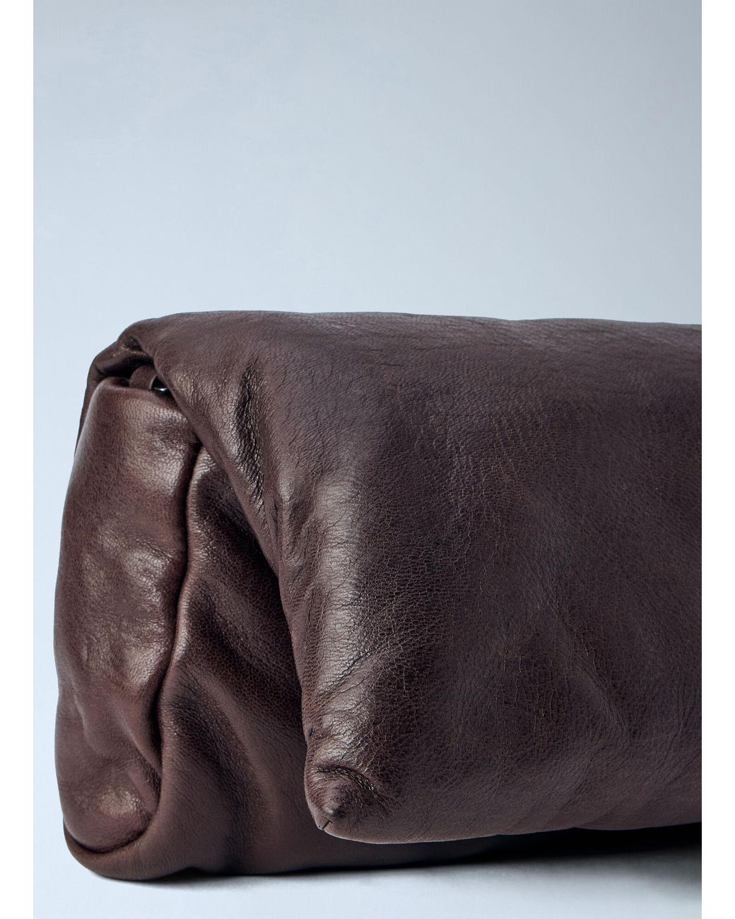 Rick Owens Blue Soft Clutch for men