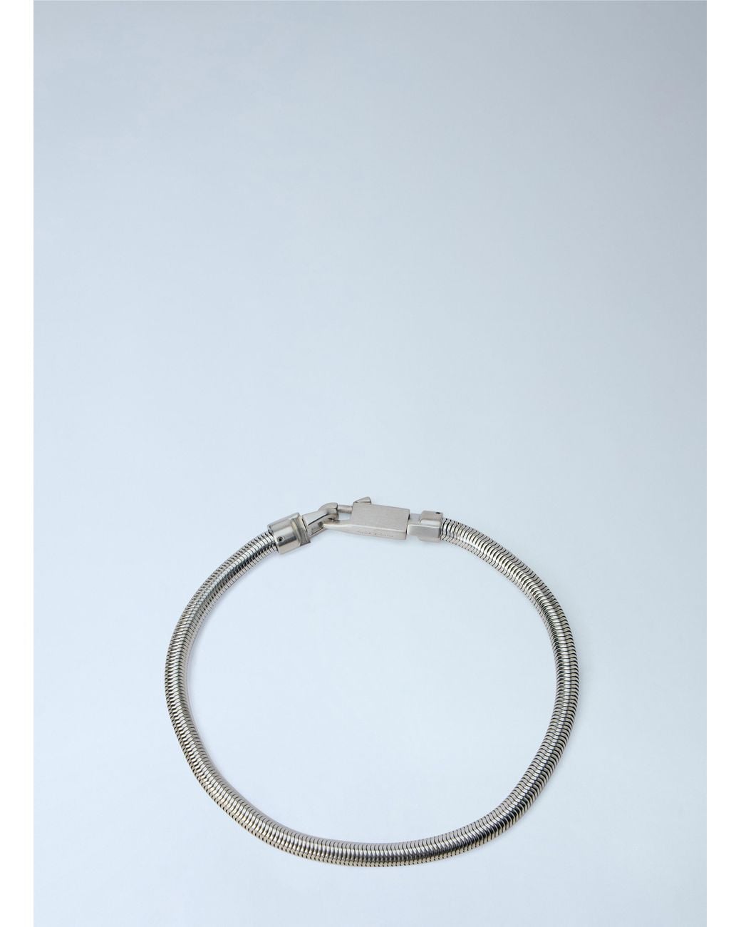 Rick Owens Blue Snake Necklace
