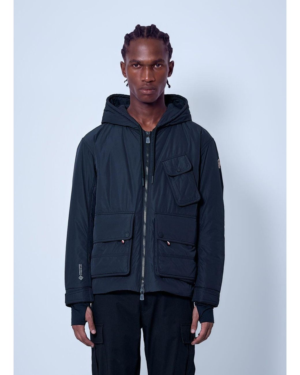 Moncler Blue Ober Jacket for men