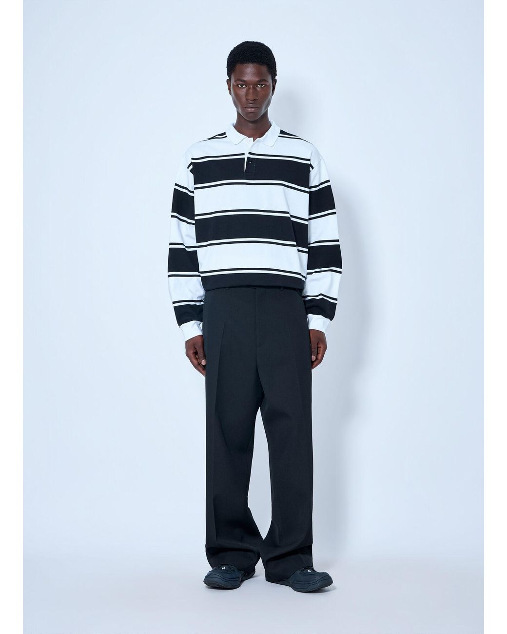 Balenciaga Blue Large Tailored Pants for men