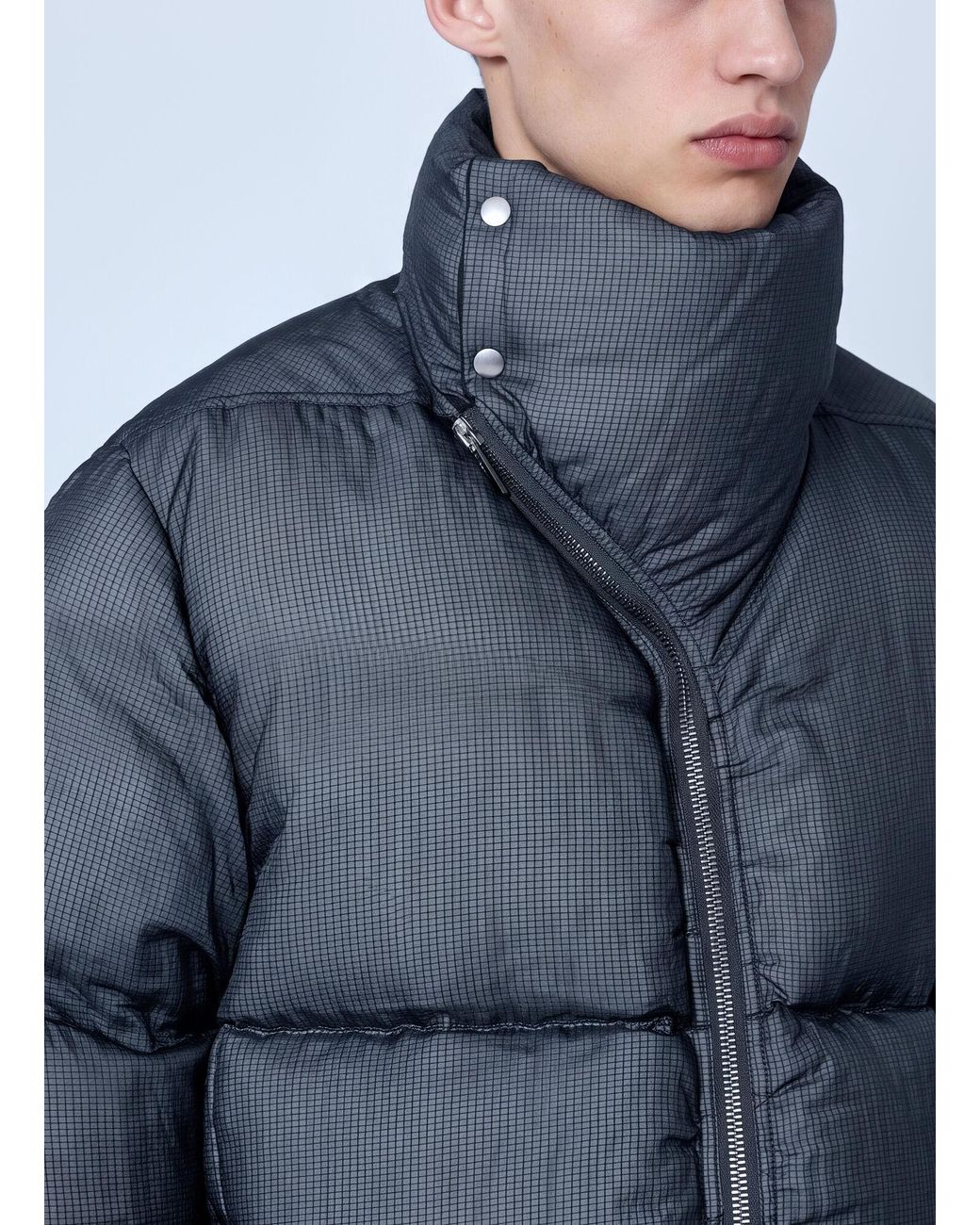 Rick Owens Blue Ripstop Turtle Jacket for men