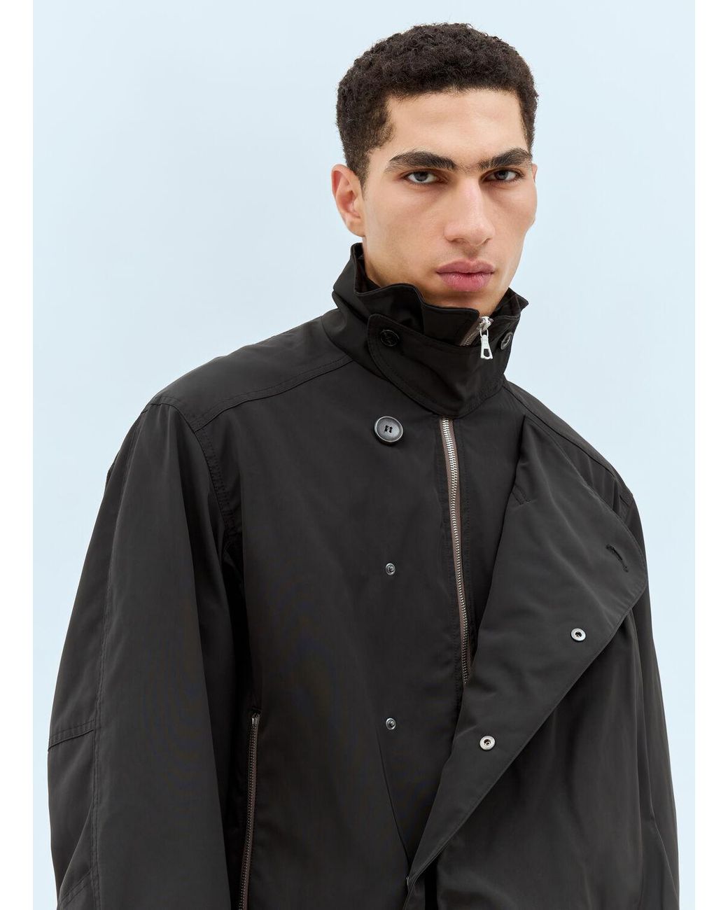 Dries Van Noten Viller Bomber Jacket in Gray for Men | Lyst