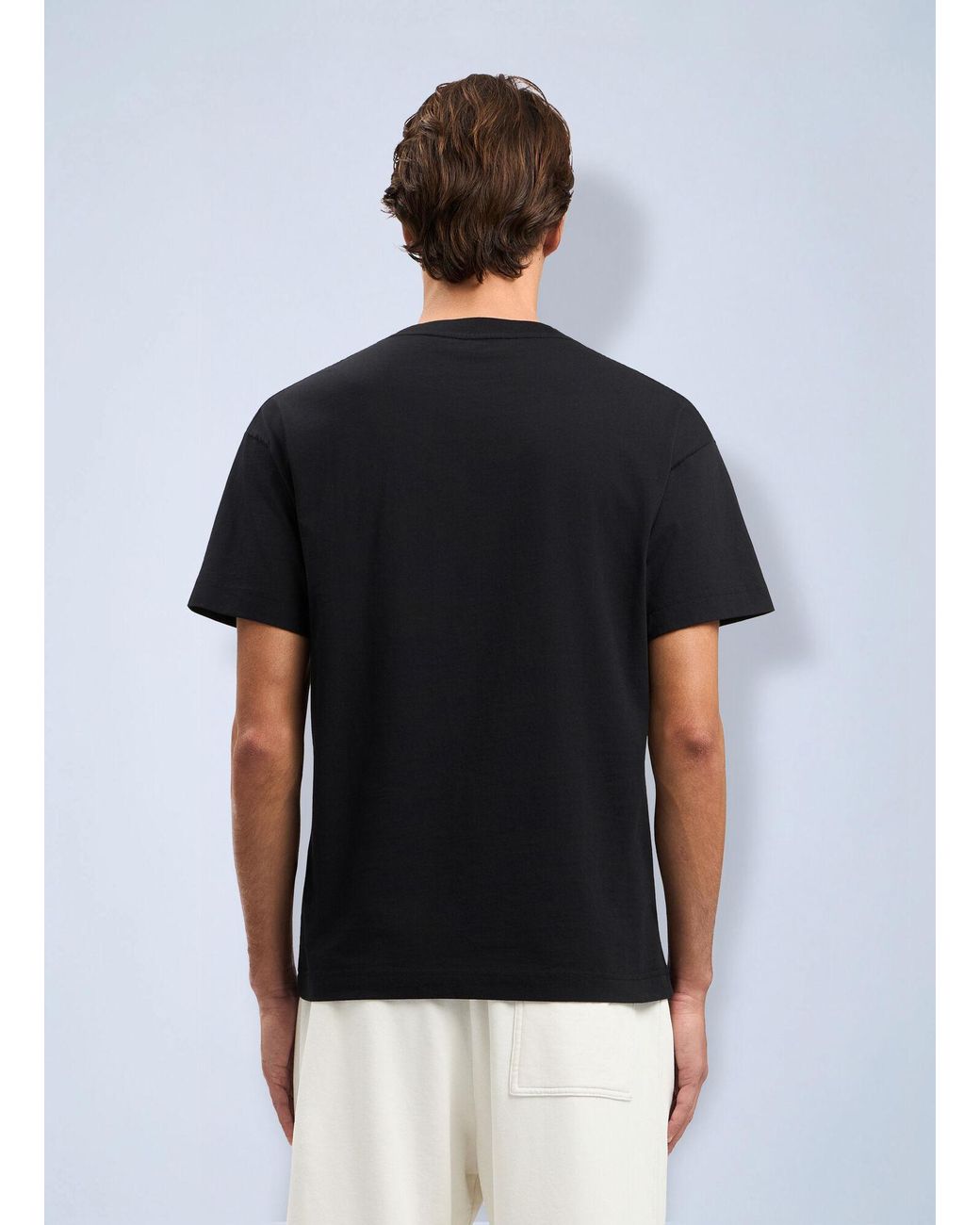Palm Angels Black Neck Logo T-Shirt for men