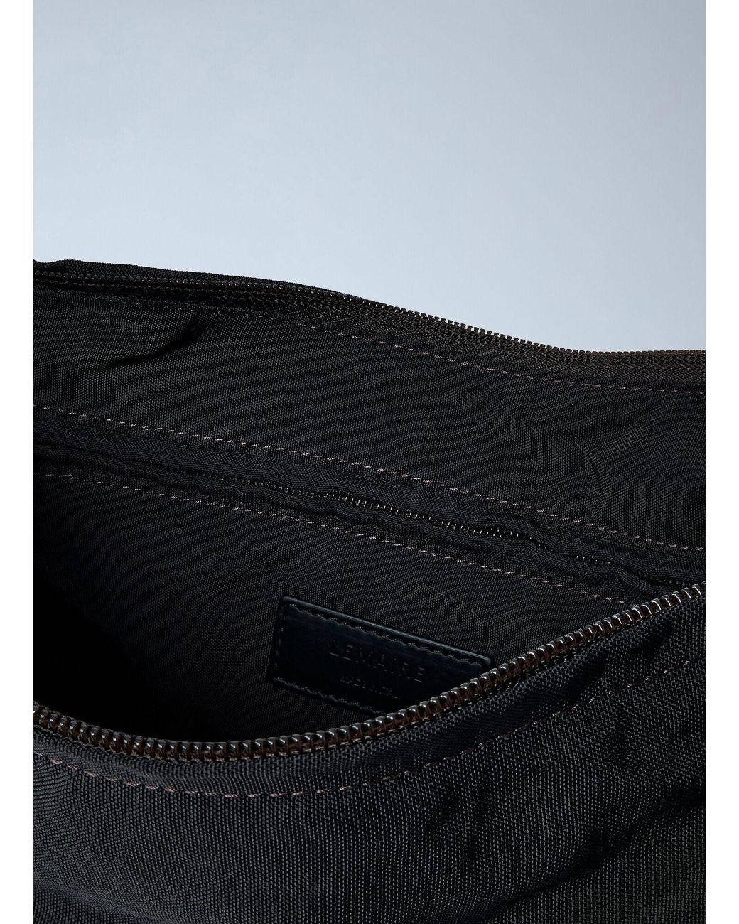 Lemaire Black Small Soft Game Shoulder Bag