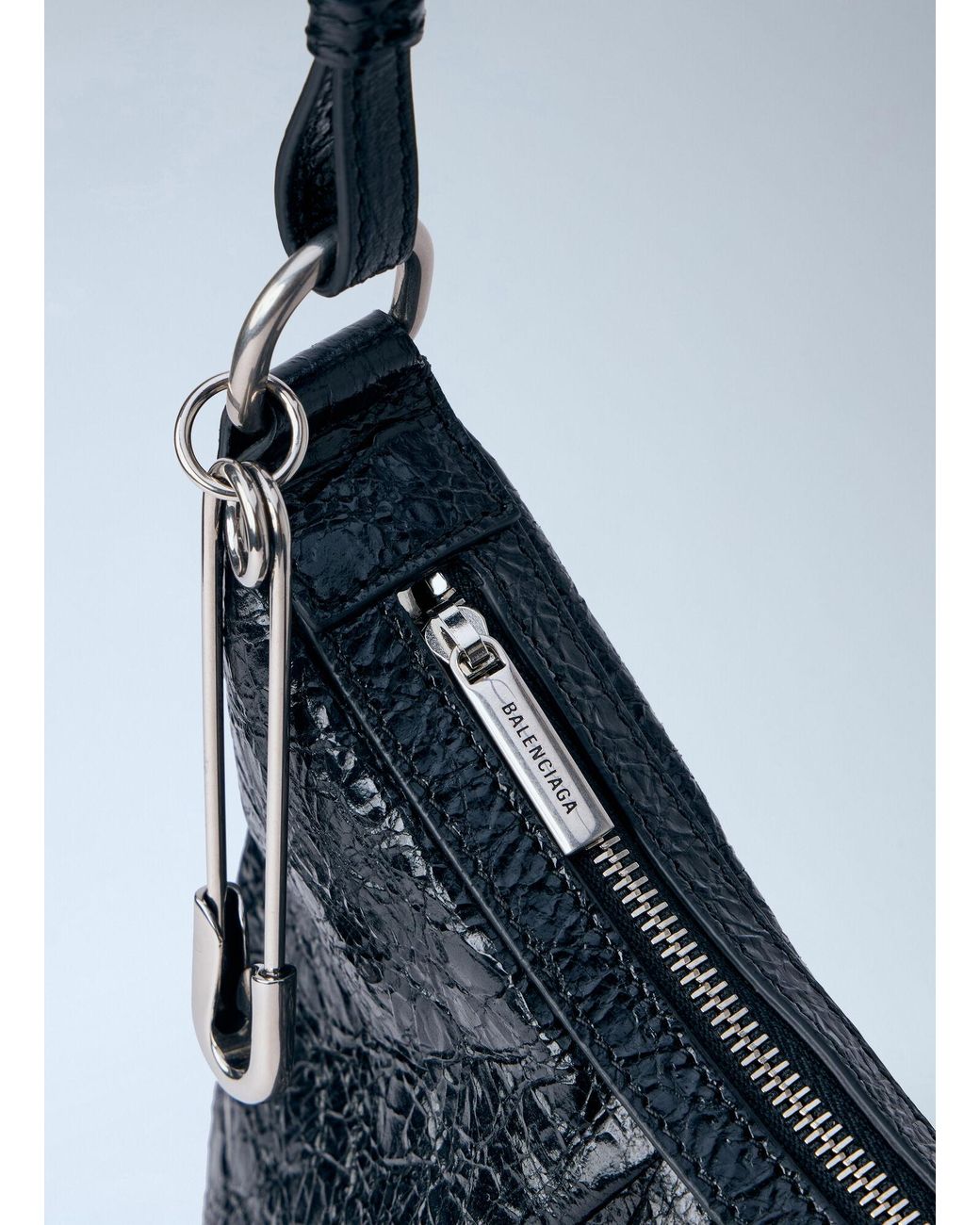 Balenciaga Black Pamela Shoulder Bag Medium