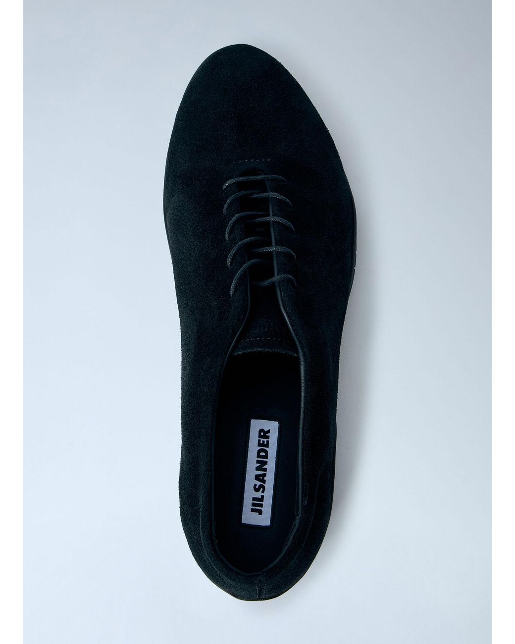 Jil Sander Black Elbe Lace Up Sneakers for men