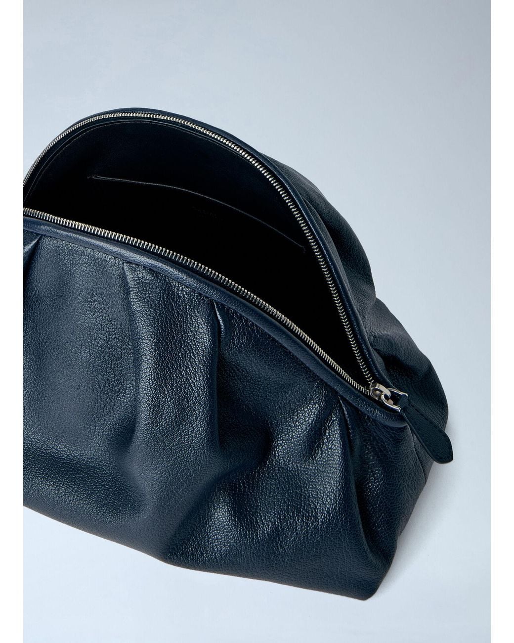 The Row Blue Small Charlotte Clutch Bag