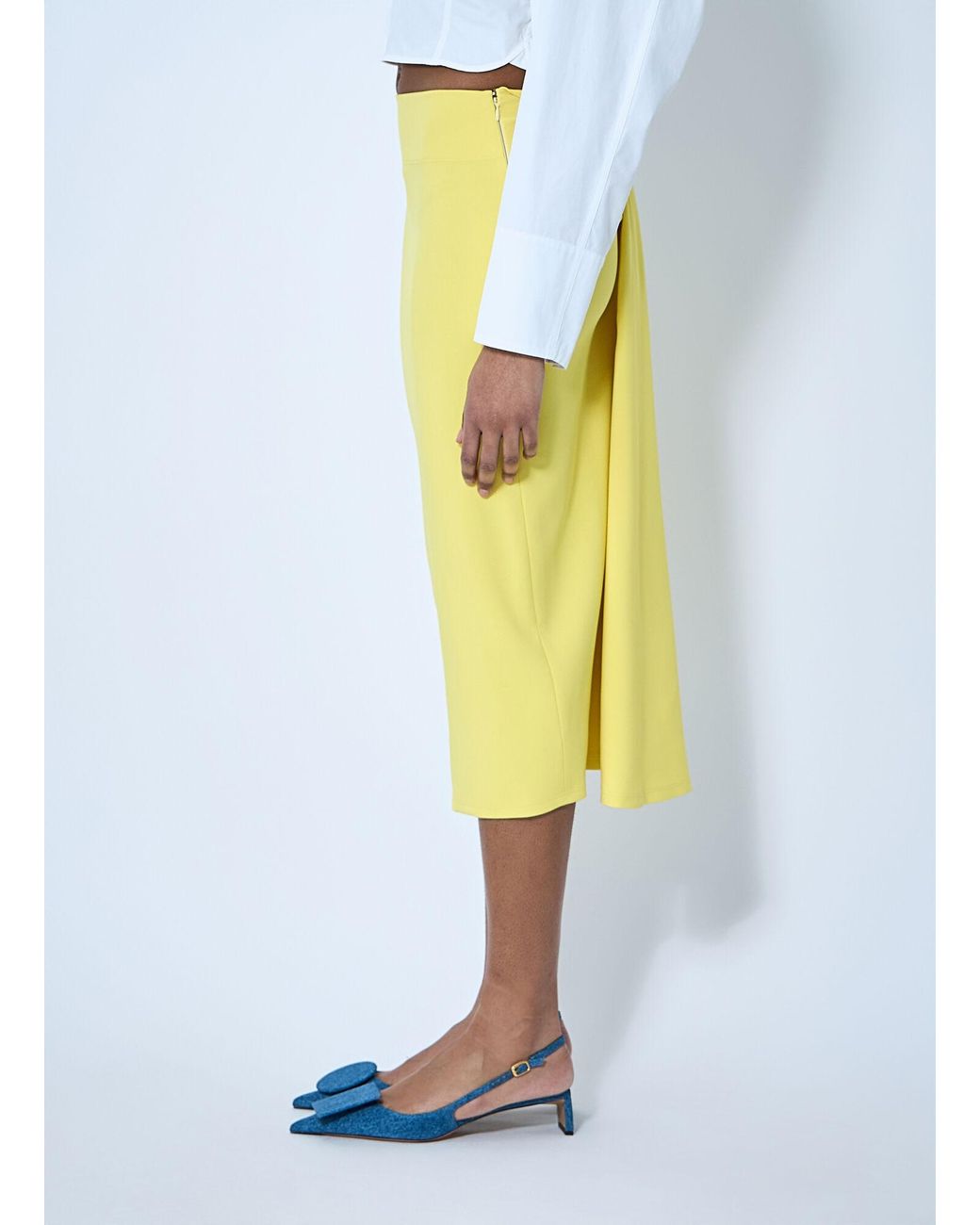 スカート JACQUEMUS Jacquemus La Jupe Sablier Midi Skirt JACQUEMUS Sablier draped crepe-jersey midi skirt | NET-A-PORTER