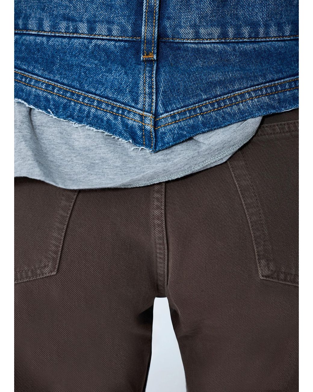 August Barron Black Contrast Waistband Jeans