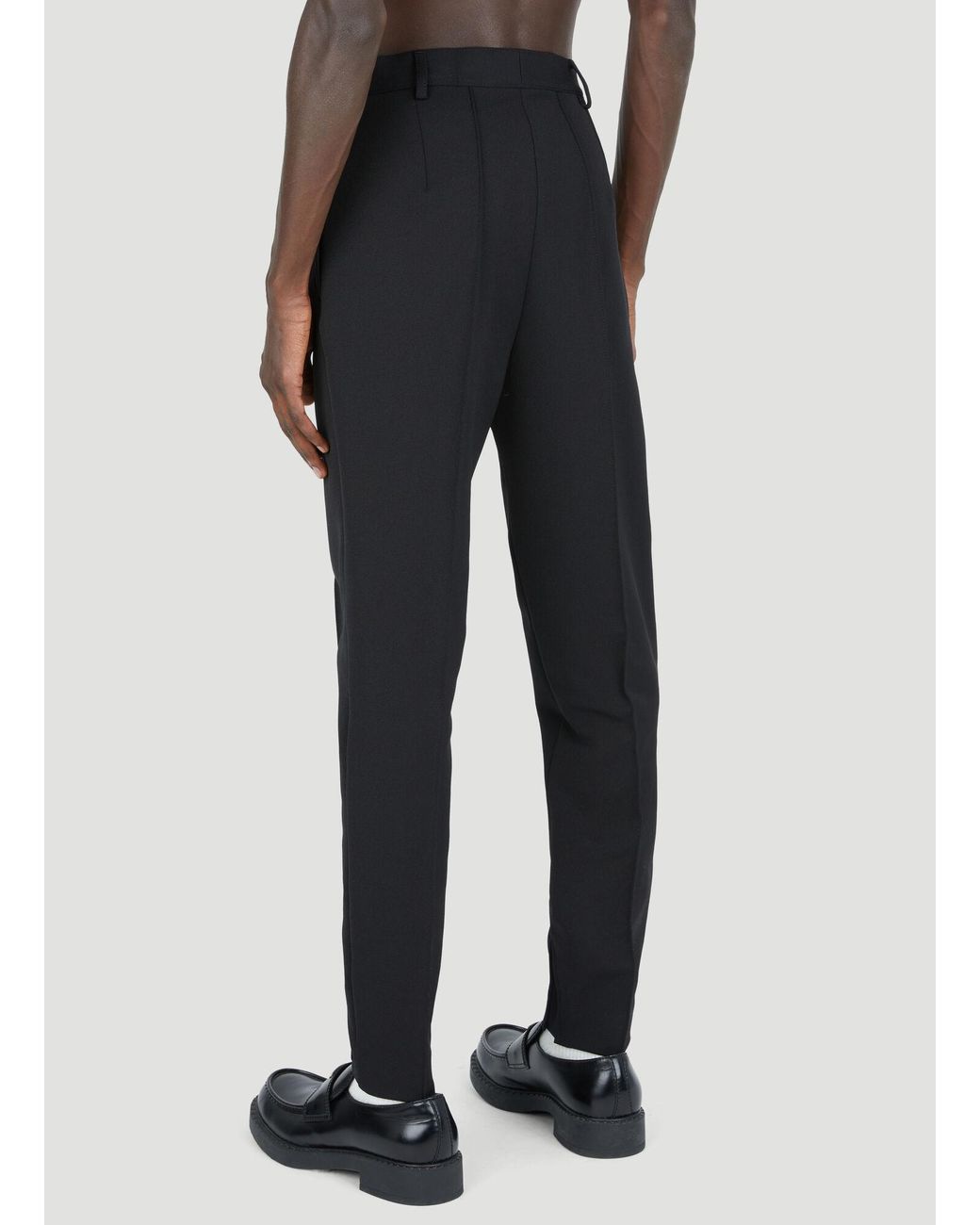 Prada Black Gabardine Pants for men