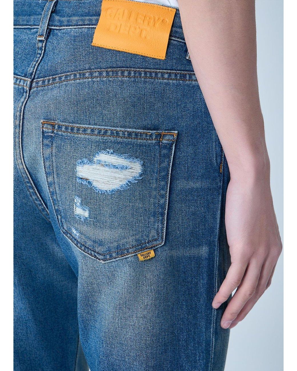 GALLERY DEPT. Blue Dagger Bootcut Jeans for men