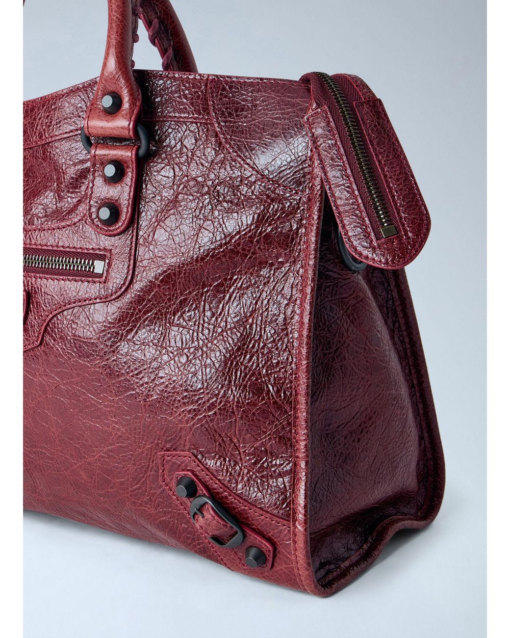Balenciaga Red Le City Bag Medium