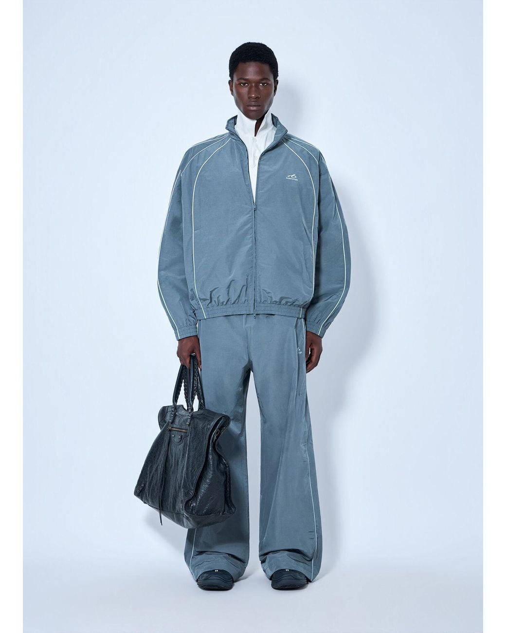 Balenciaga Blue Jogging Pants for men