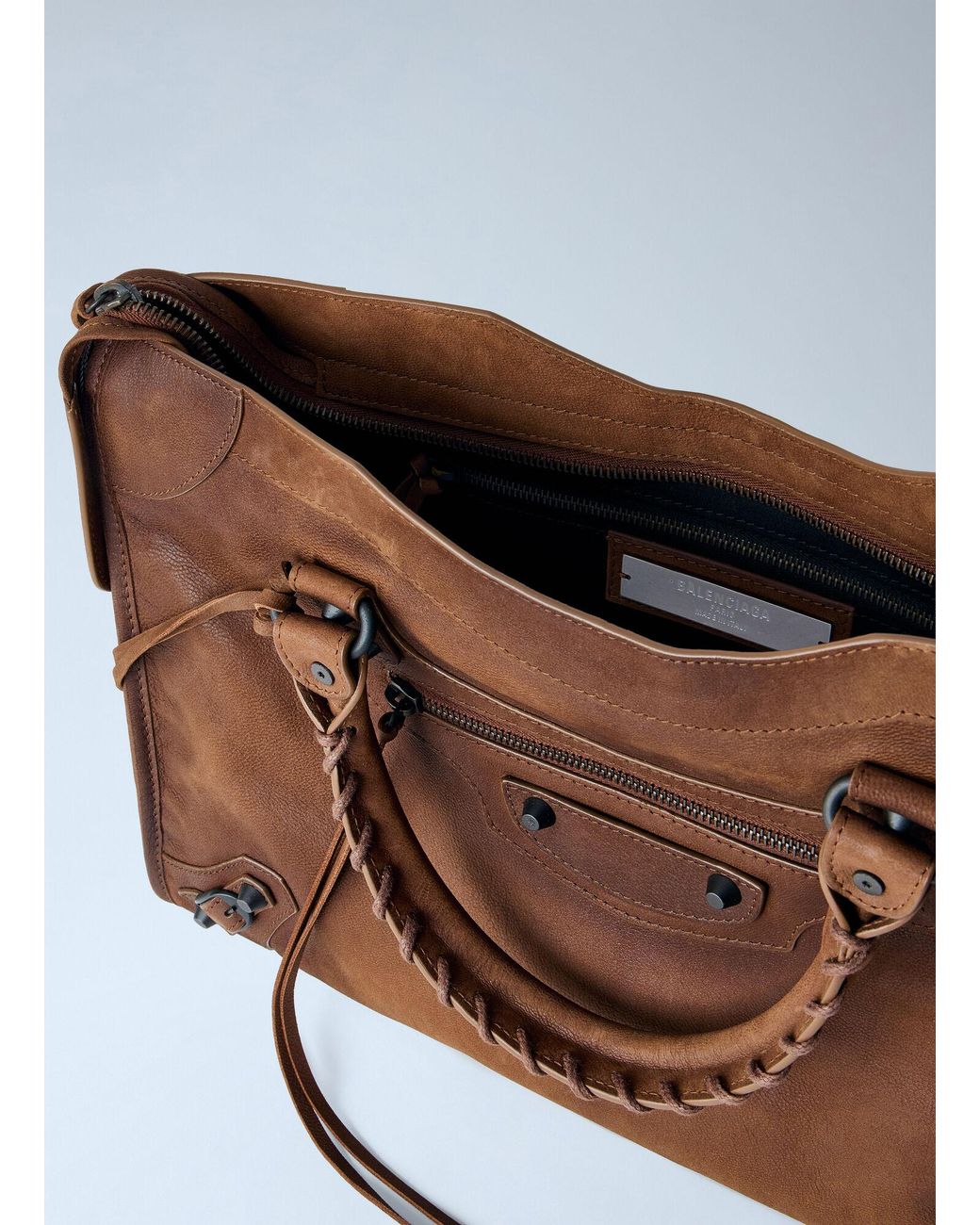 Balenciaga Brown Le City Bag Medium