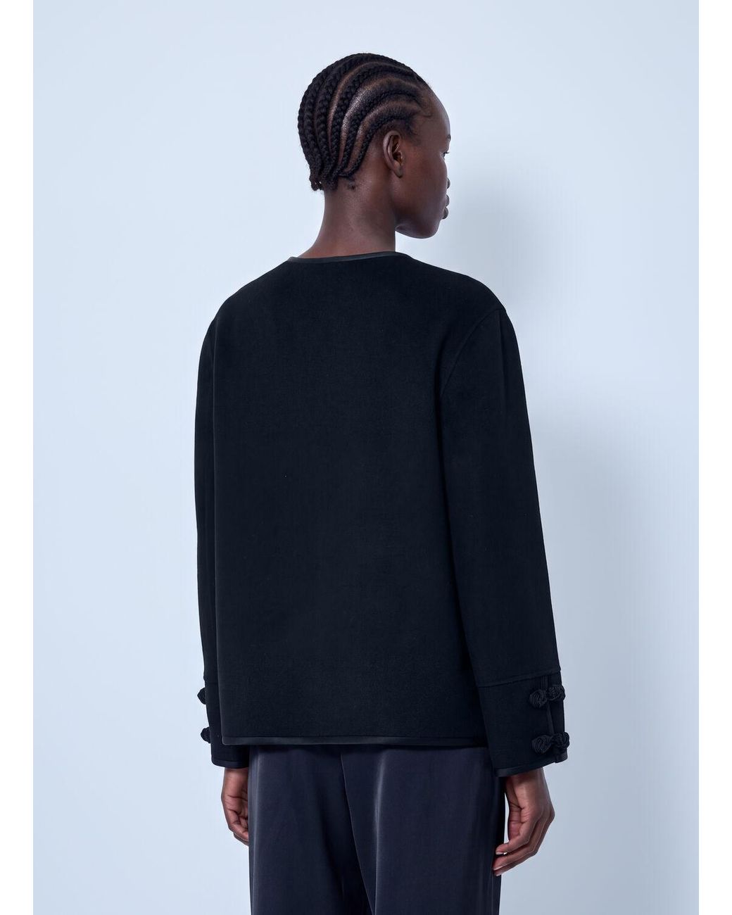 Rohe Blue Double-Faced Wool Pankou Jacket