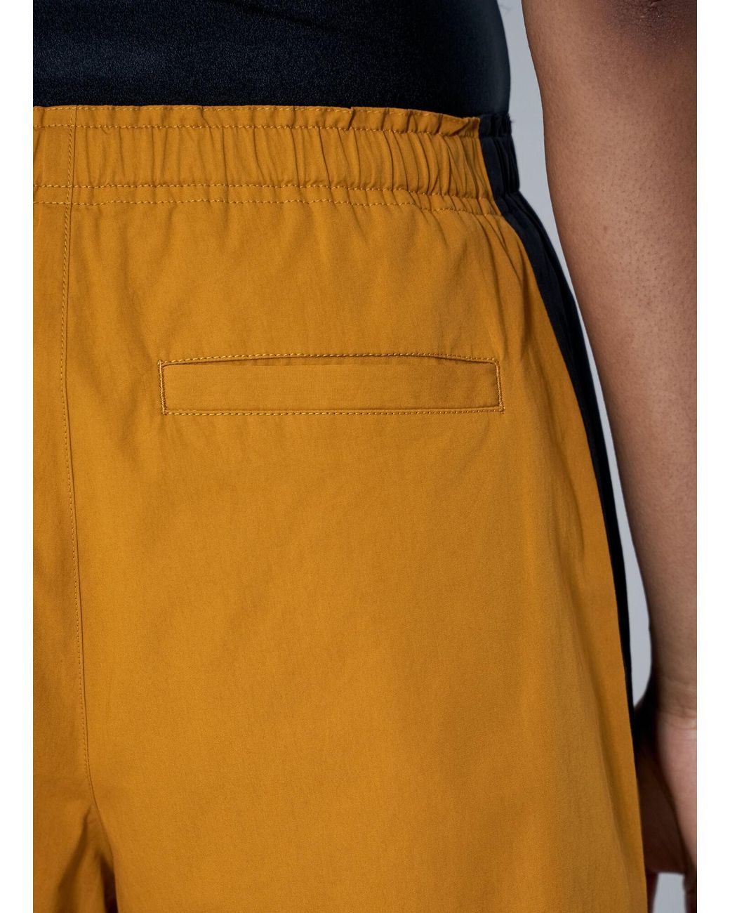 Saint Laurent Yellow Elasticated Waist Shorts