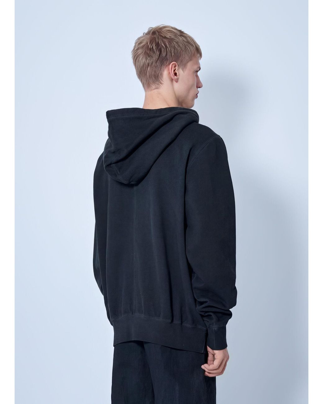 Rick Owens Blue Drkshdw Oversized Hoodie for men