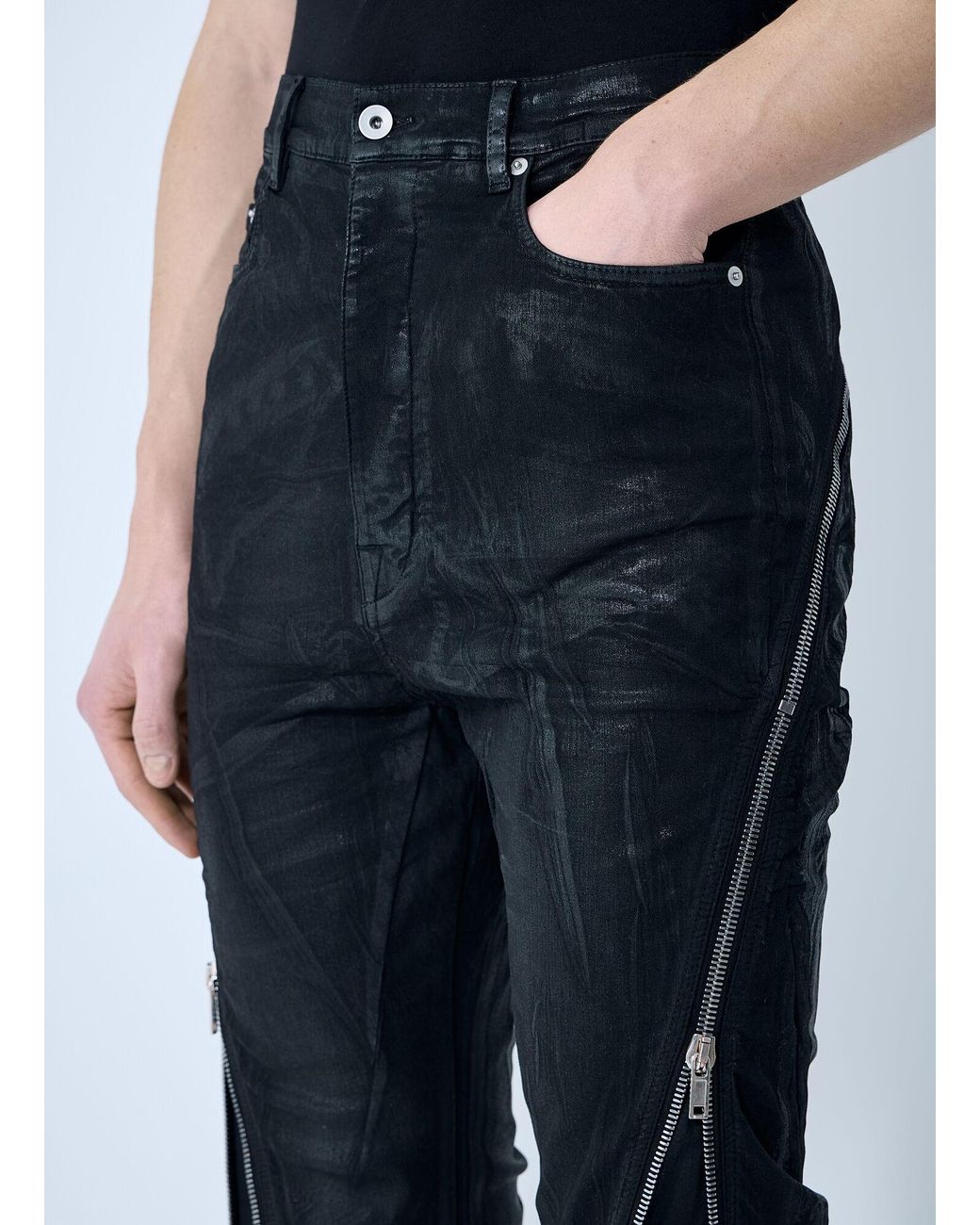Rick Owens Blue Drkshdw Bolan Banana Jeans for men
