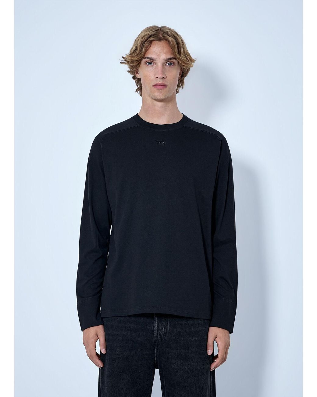 DIESEL Blue T-Kristian Top for men