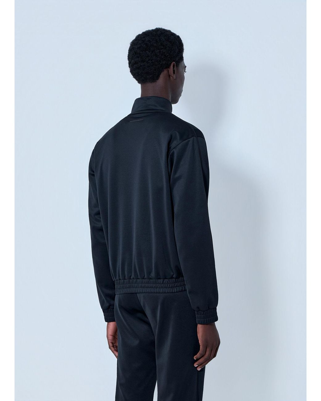 MM6 by Maison Margiela Blue Zip-Front Jacket for men