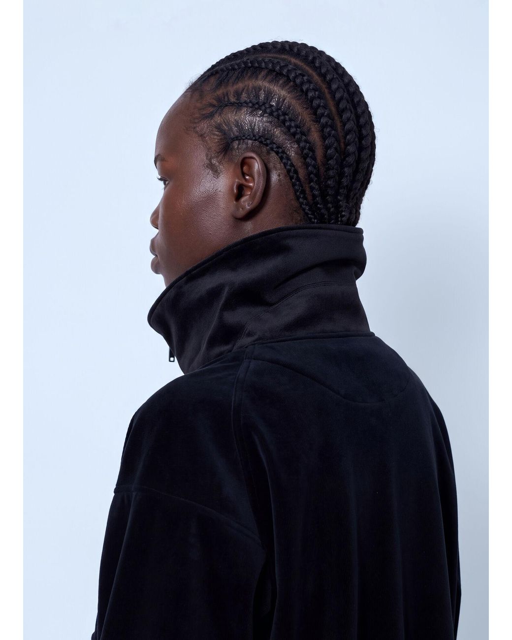 Y-3 Blue Velvet Corduroy Utility Blouson