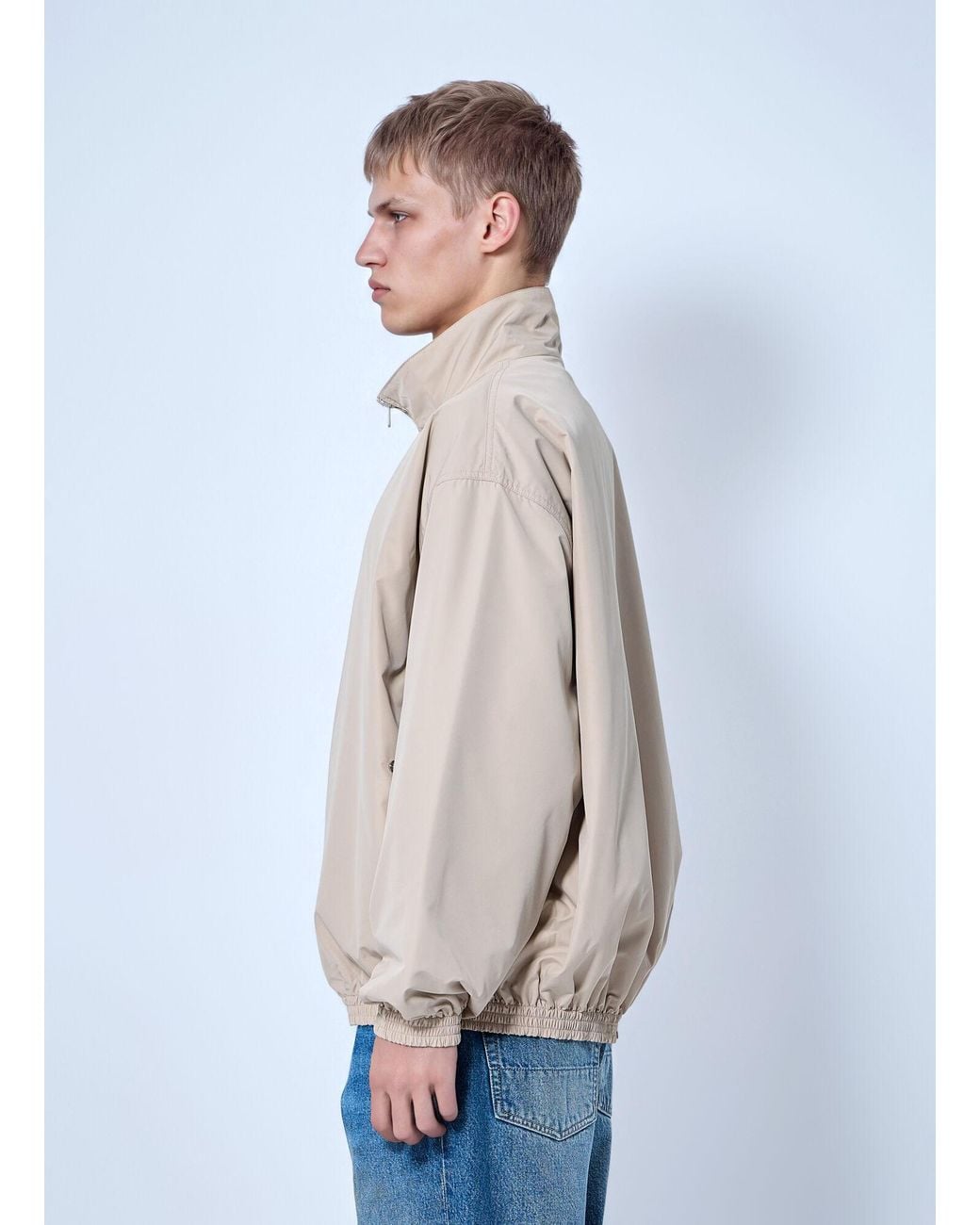 Acne Blue Reversible Zip-Up Jacket for men