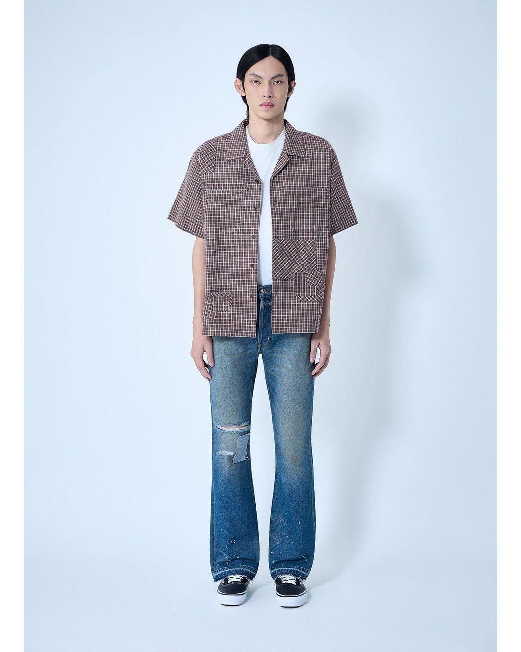 GALLERY DEPT. Blue Dagger Bootcut Jeans for men