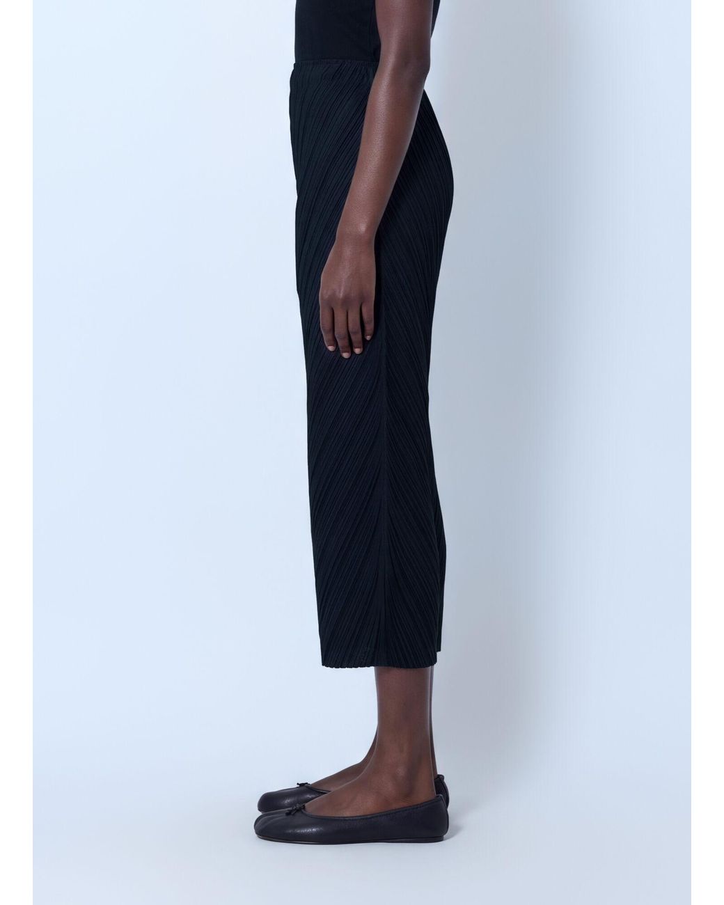 Pleats Please Issey Miyake Blue Thicker Bottoms 1 Trousers