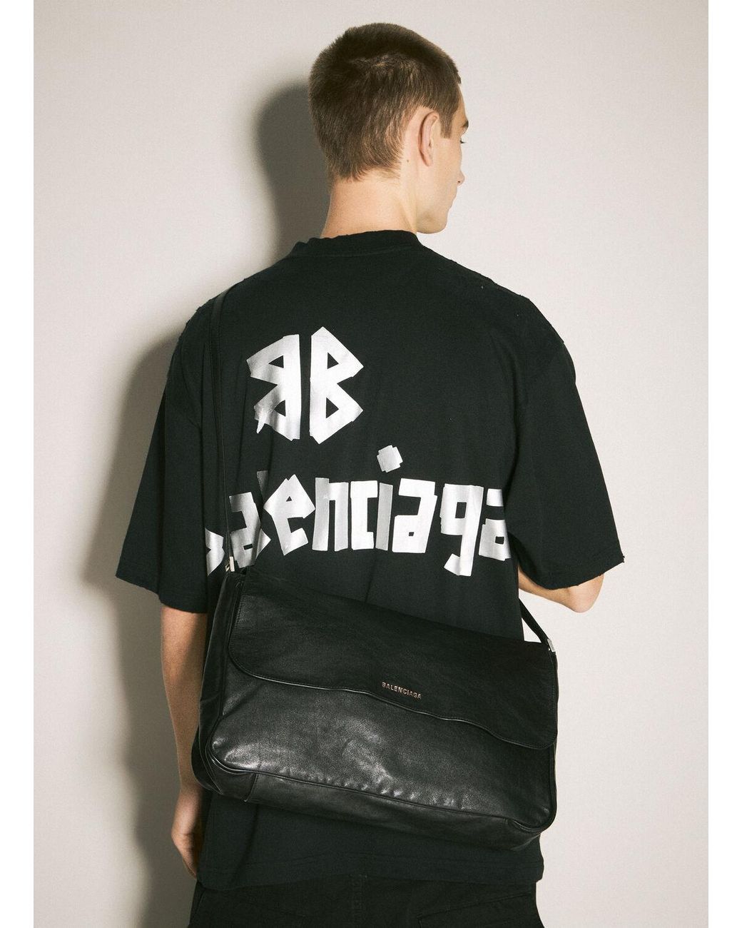 Balenciaga Grungy Medium Messenger Bag for Men | Lyst