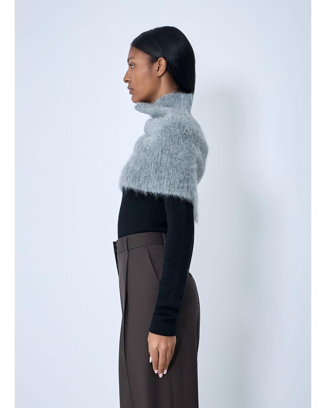 Totême Blue Funnel Neck Warmer