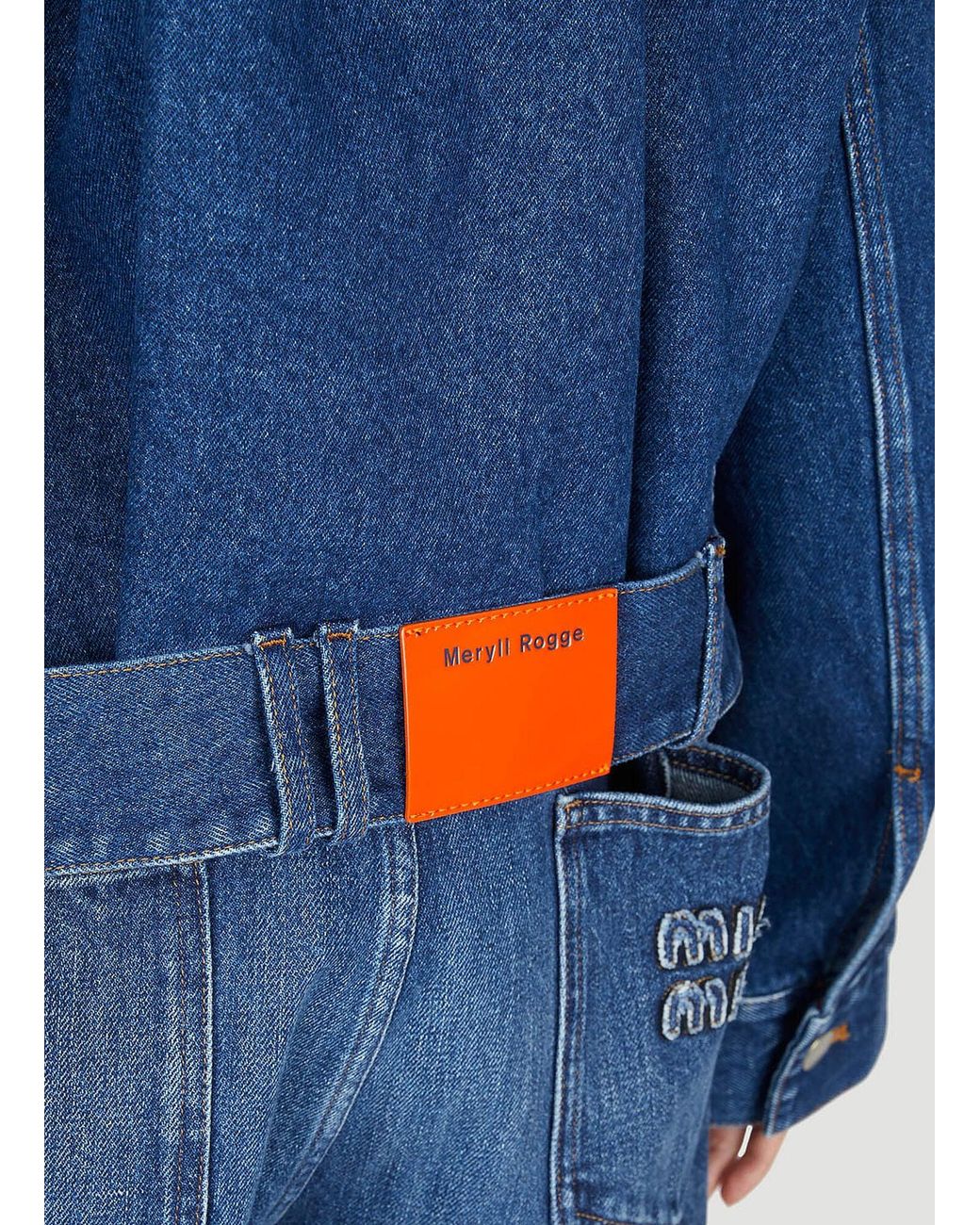 MERYLL ROGGE Blue Denim Jacket