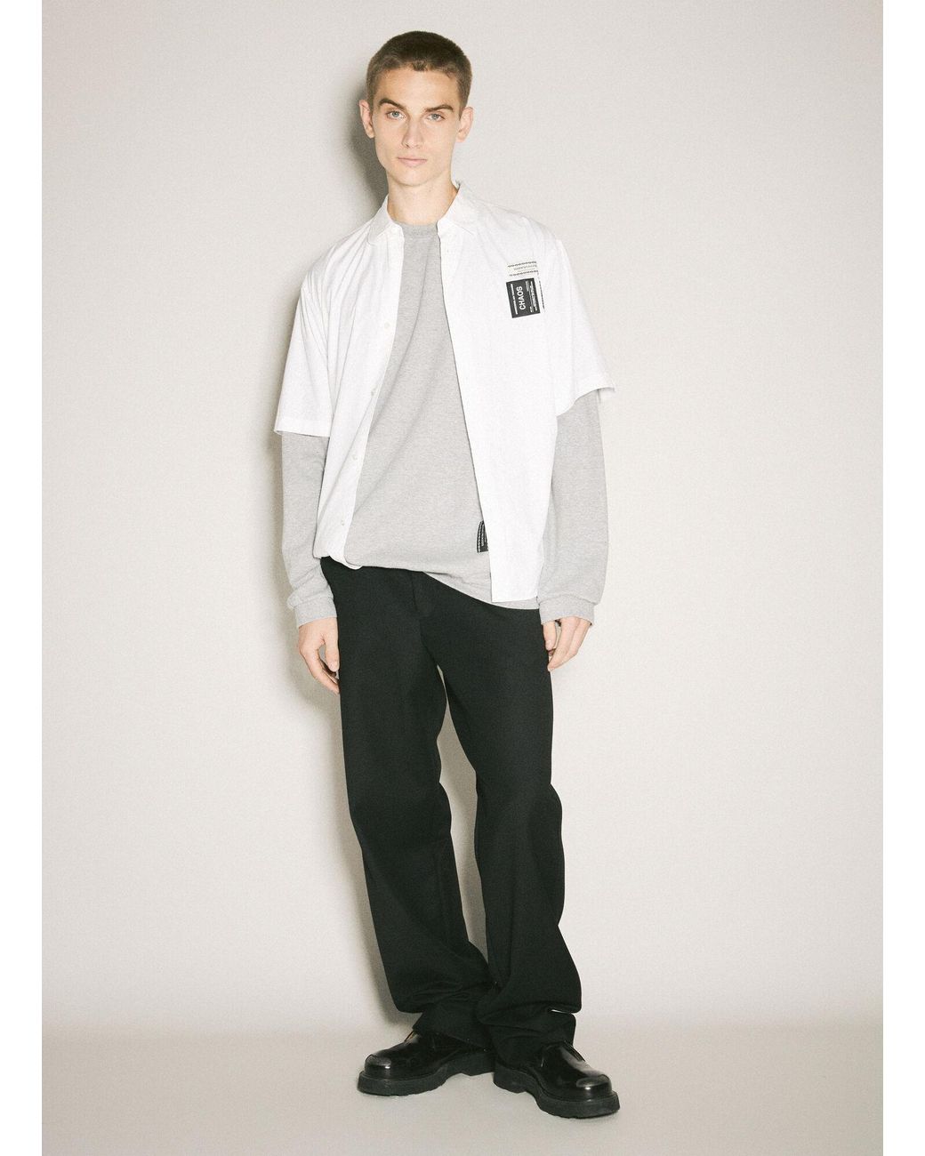 Undercover White Logo Patch Sweatshirt for men