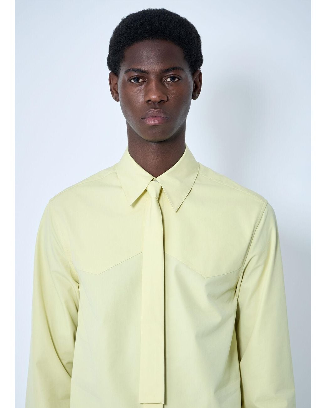 Jil Sander White Classic Shirt With Tie for men