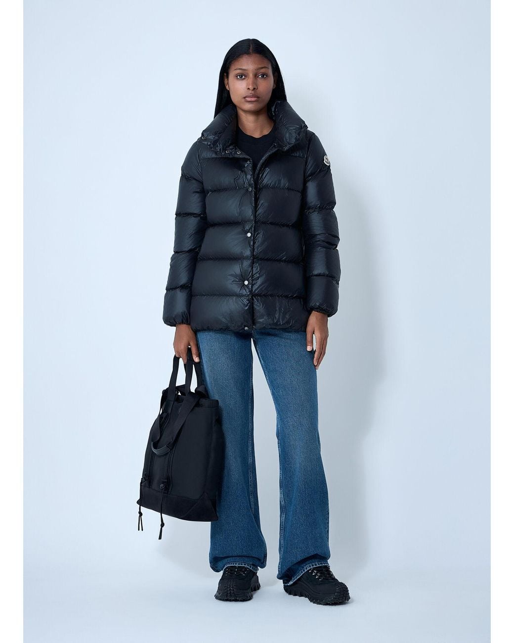 Moncler Blue Cochevis Short Down Jacket