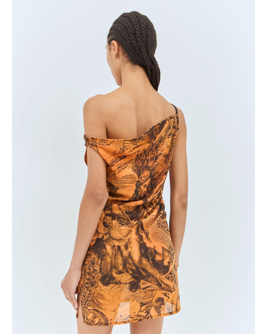 Acne Multicolor Printed Mini Dress