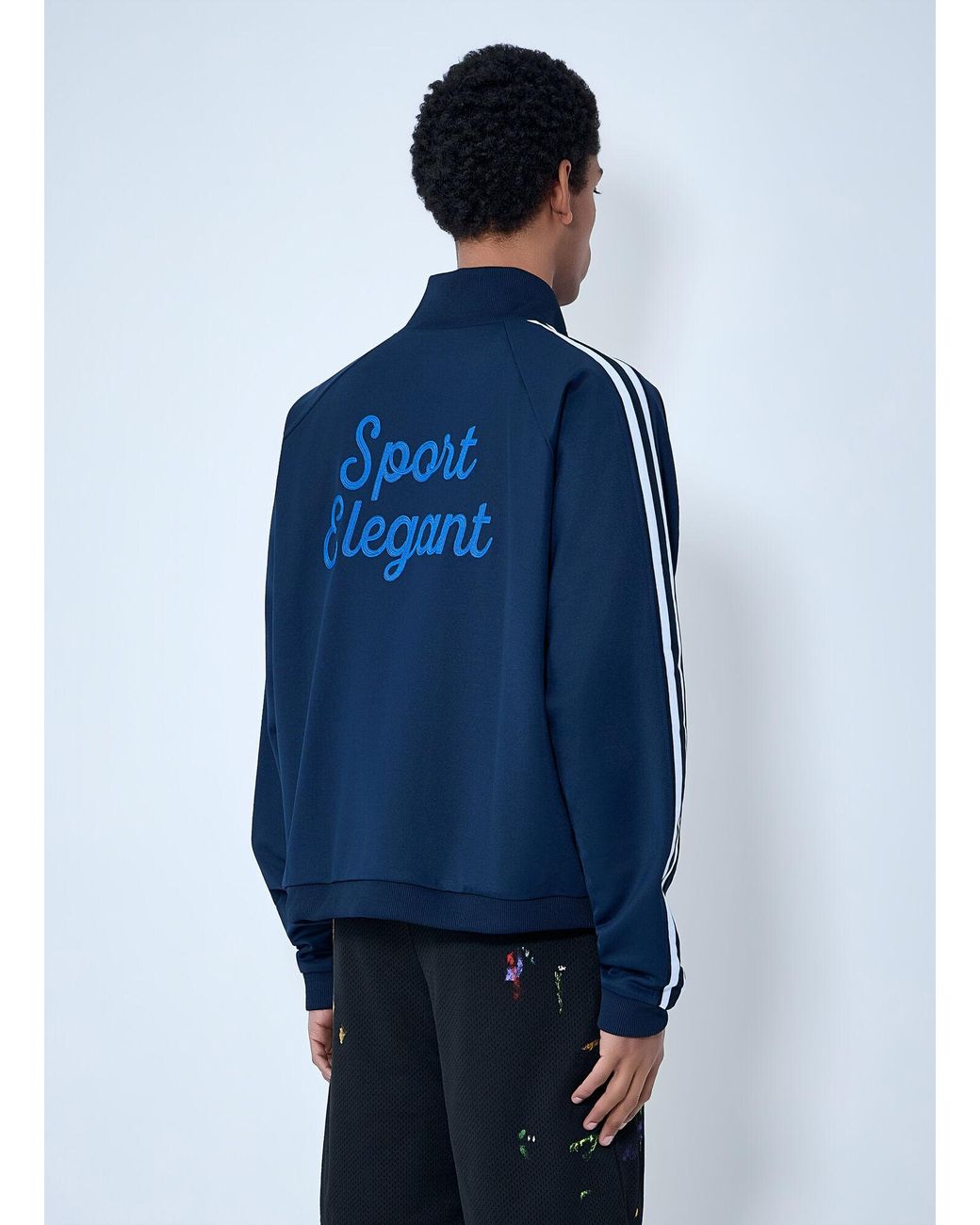 GALLERY DEPT. Blue Zip-Front Track Jacket for men