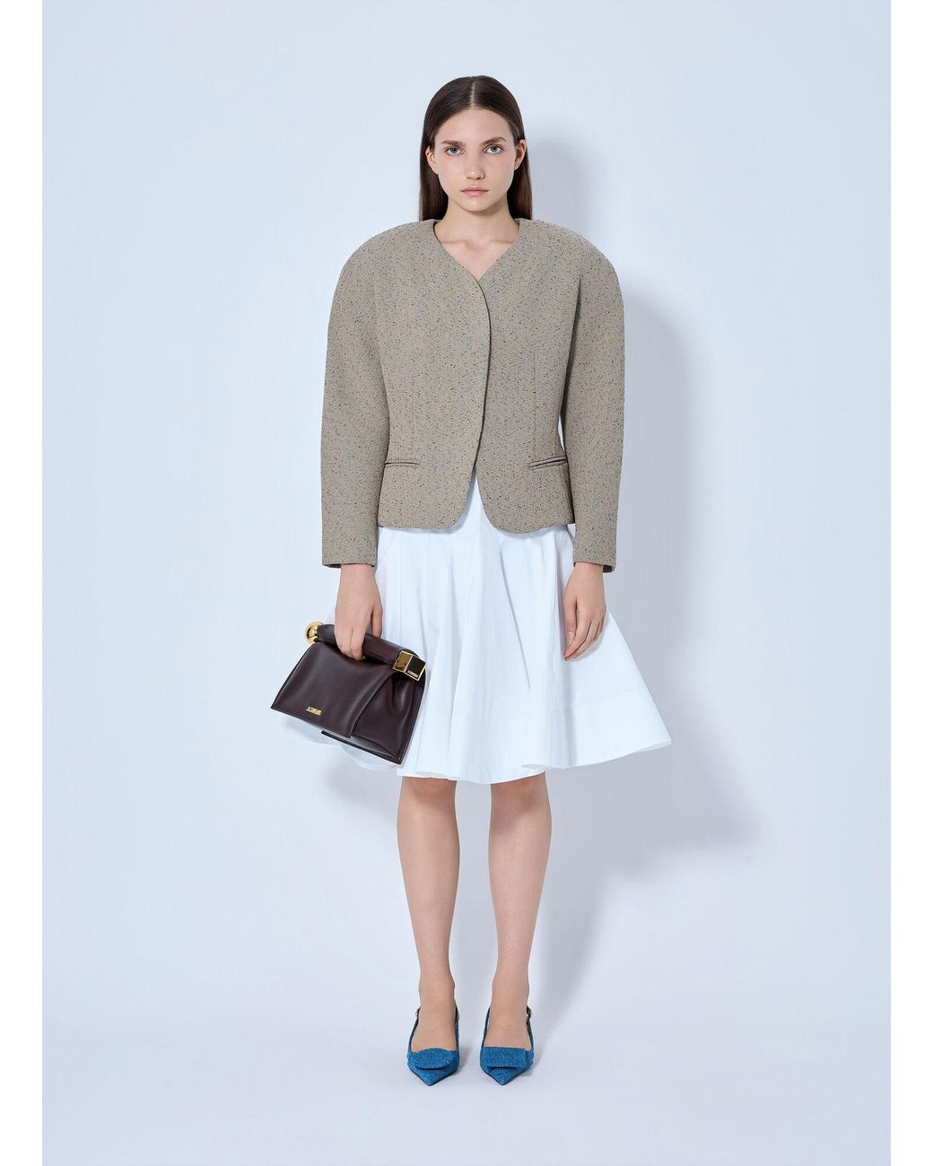 Jacquemus Gray La Petite Veste Ovalo Blazer