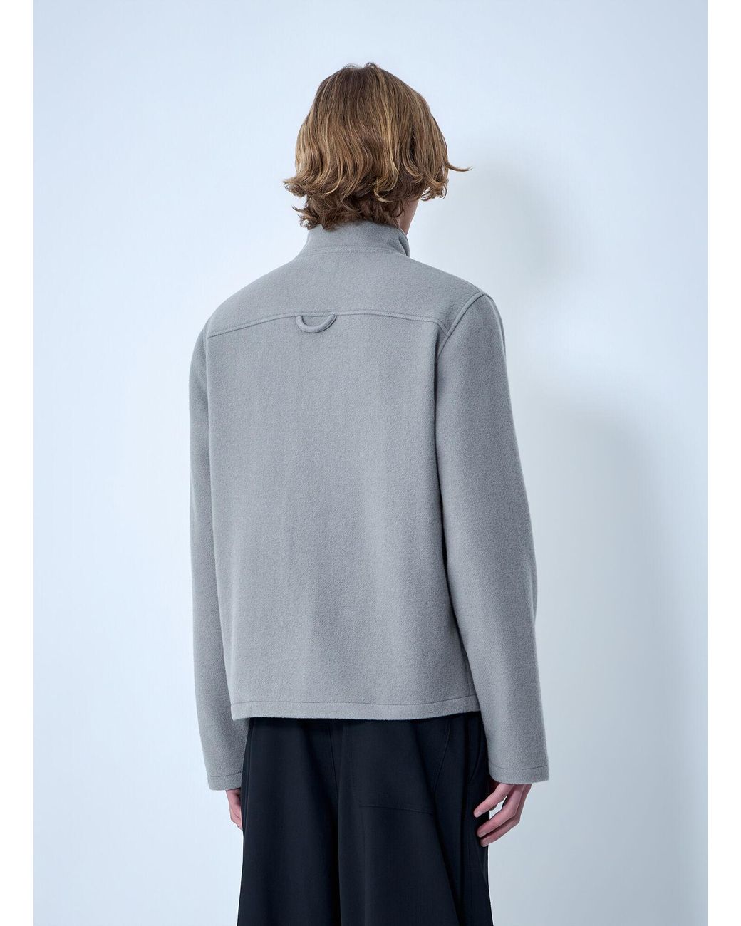 Rier Gray Full-Zip Fleece Jacket