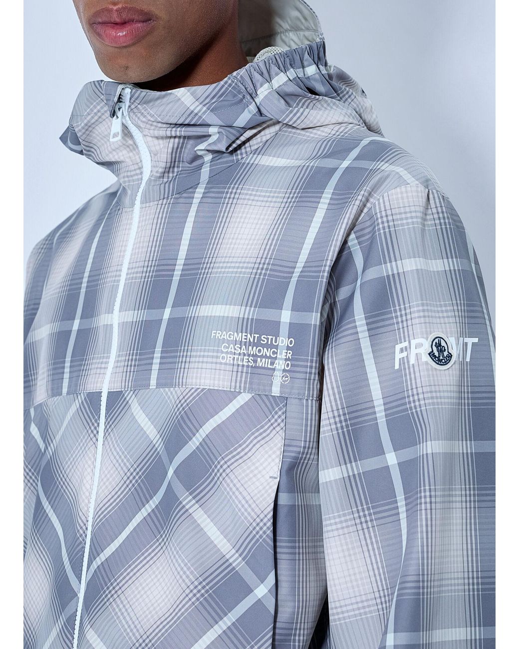 Moncler X Fragment Hiroshi Fujiwara Blue Jitsuyo Jacket for men