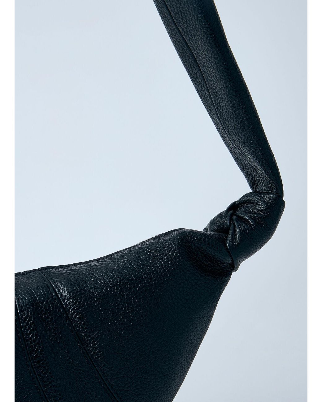 Lemaire Blue Small Croissant Shoulder Bag