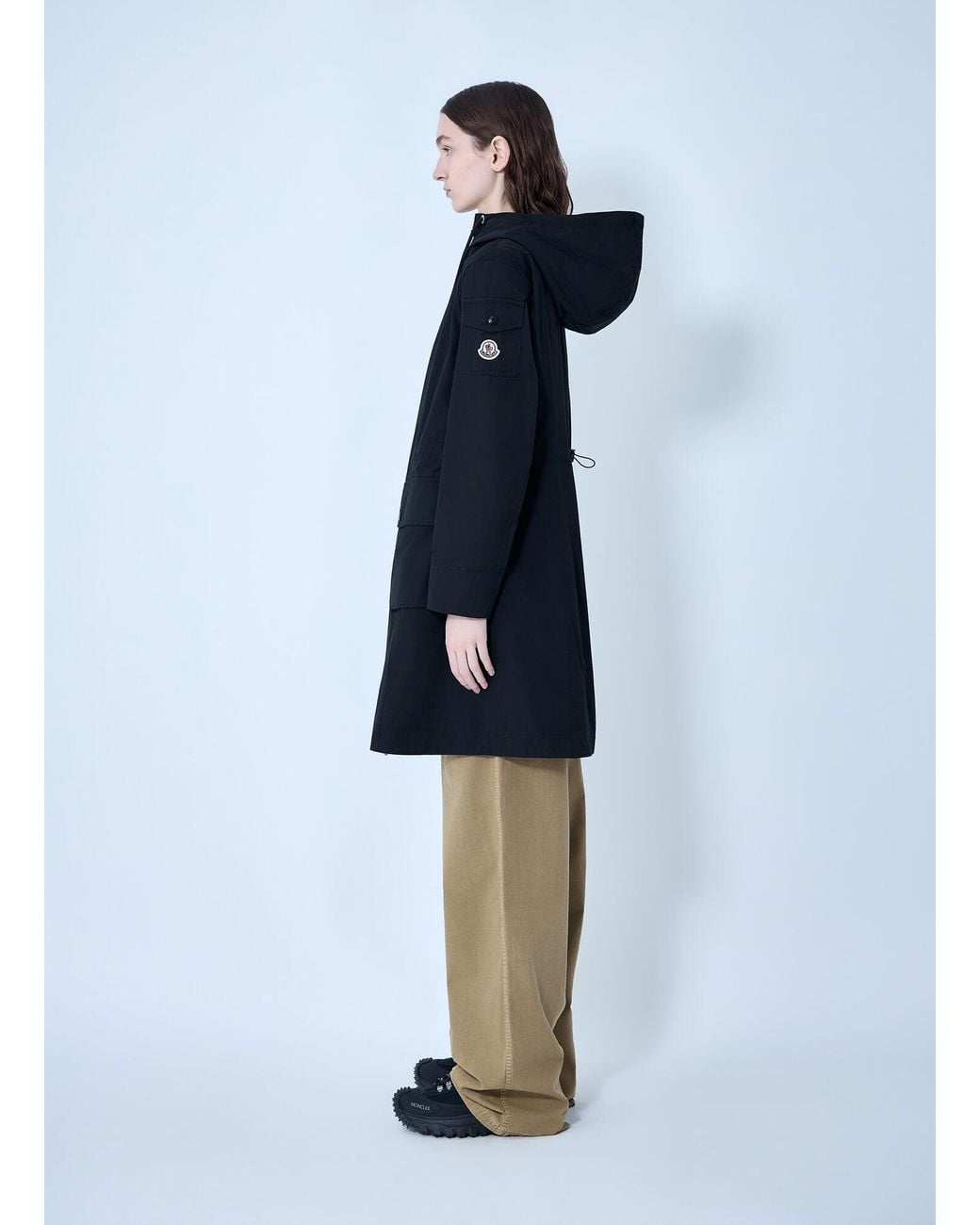 Moncler Blue Laerte Long Parka