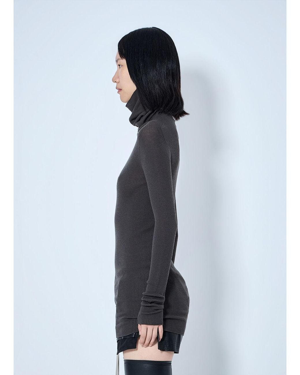 Rick Owens Blue Ls Tube Top