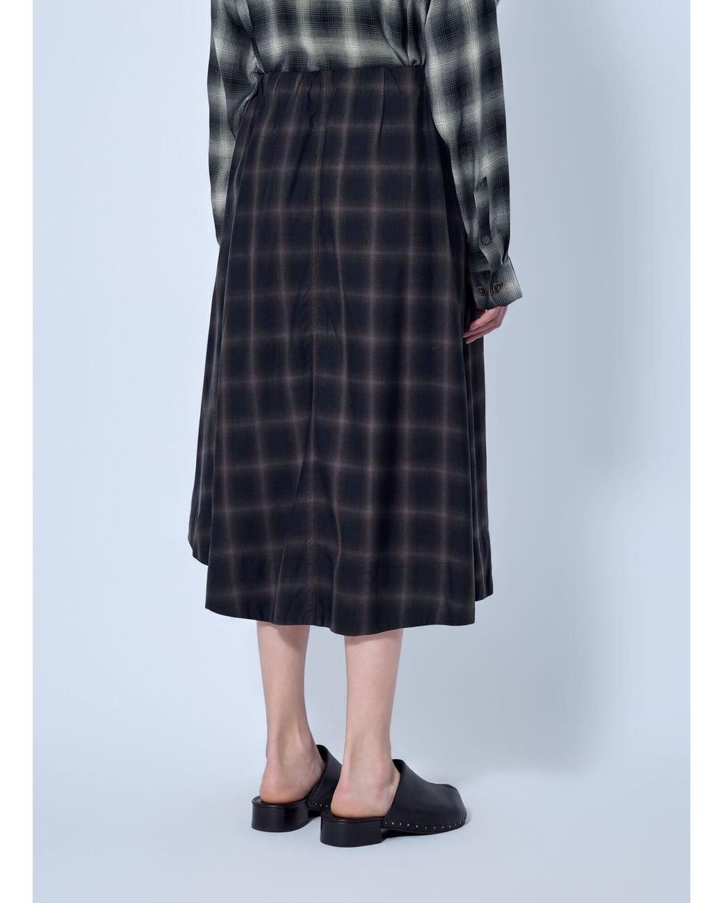 Our Legacy Blue Fan Midi Skirt