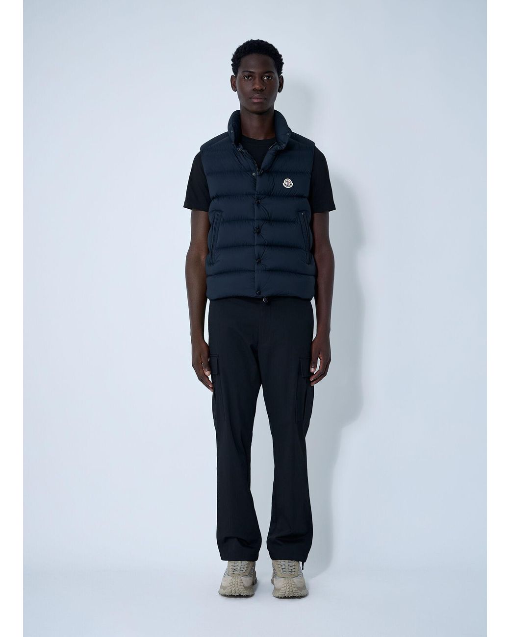 Moncler Blue Tibb Vest for men