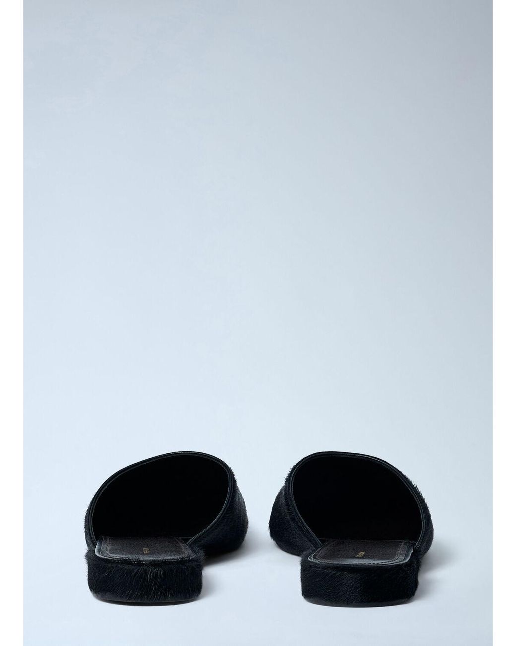 The Row Black Penelope Mules