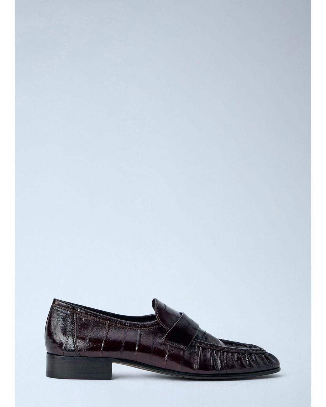 The Row White Soft Loafers