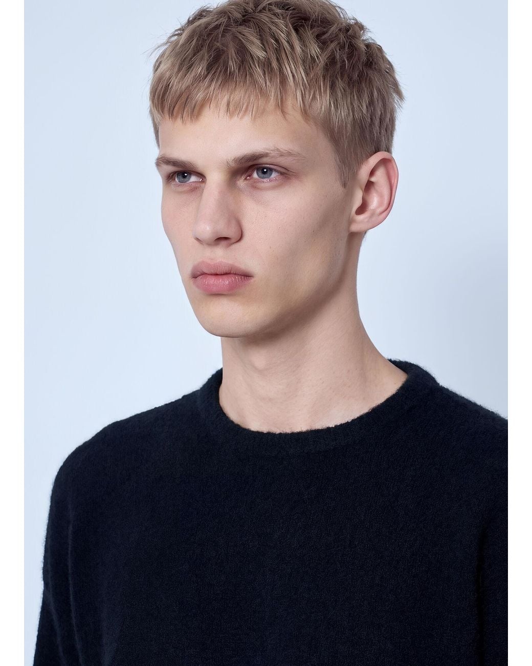 Rick Owens Blue Tower Round Neck Top for men