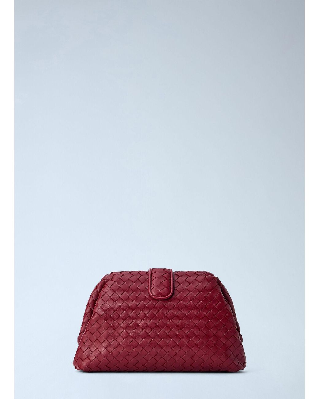 Bottega Veneta Red Small Lauren Shoulder Bag