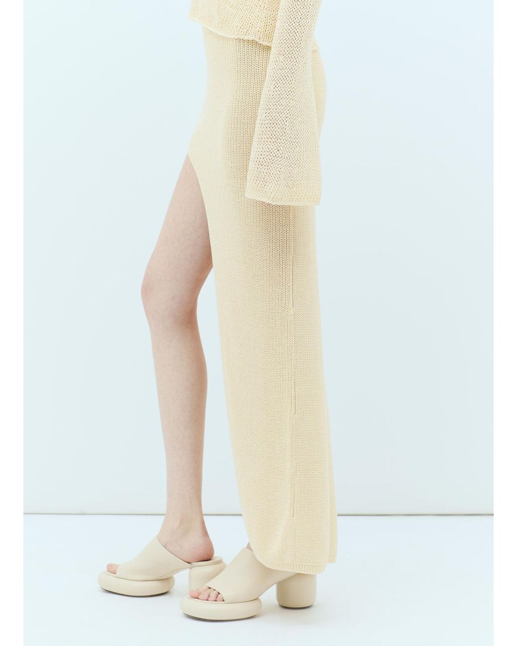 AYA MUSE Natural Dai Midi Skirt