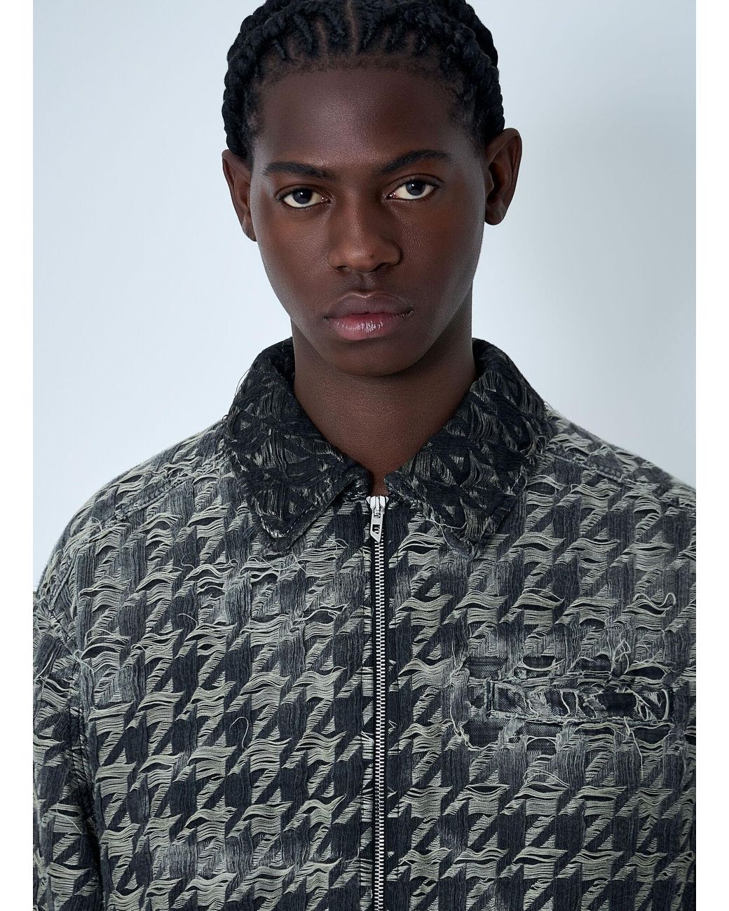 DIESEL Gray D-Elmo-Fsh-Jacket for men